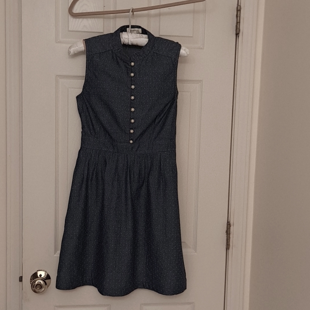 Monteau Los Angeles Women's Dress - Small Blue
